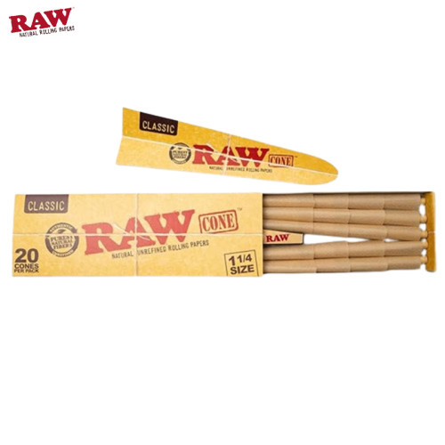 Raw Cone Classic 1¼ 20ct/pk