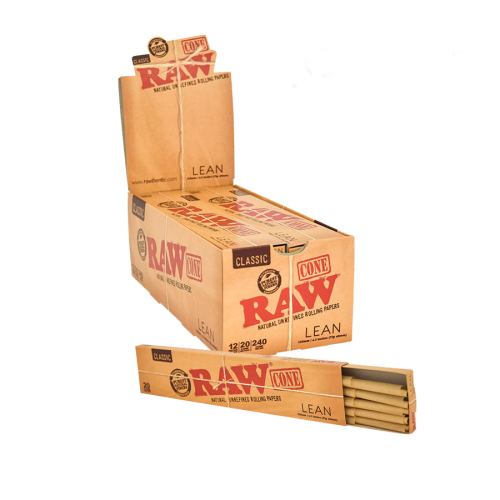 RAW CLASSIC LEAN 110MM CONES 800CT/BOX