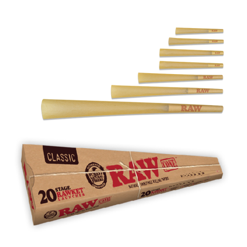 RAW CLASSIC CONE 20 STAGE RAWKET LAUNCHER PACK           